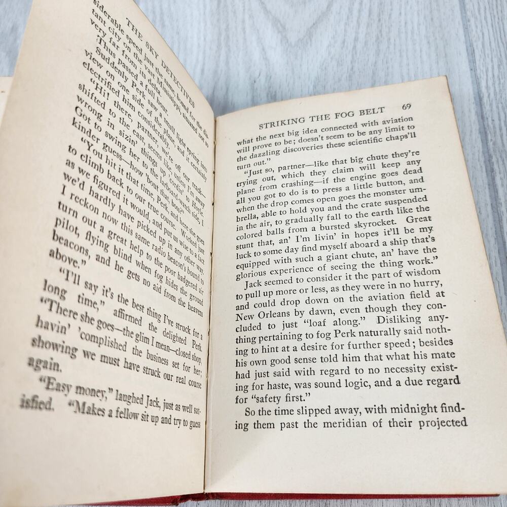 Vtg Book 1930: The Sky Detectives Ambrose Newcomb How Jack Ralston Got His Man - Picture 11 of 15